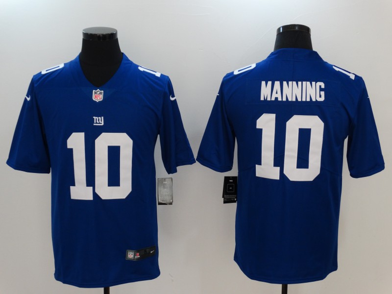 NFL Youth New York Giants 10 Manning blue Nike Jersey